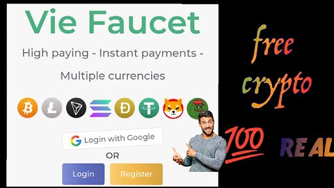 free crypto to FAUCET pay 💯