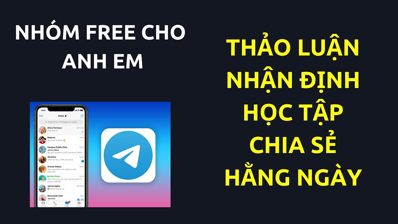 Nhóm thảo luận free cho anh em, chia sẻ, học tập hằng ngày | Angel | Trading