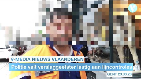 ☝️#policeharassment independant news reporter Belgium 23.03.23