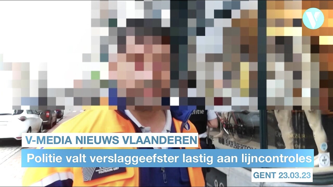 ☝️#policeharassment independant news reporter Belgium 23.03.23