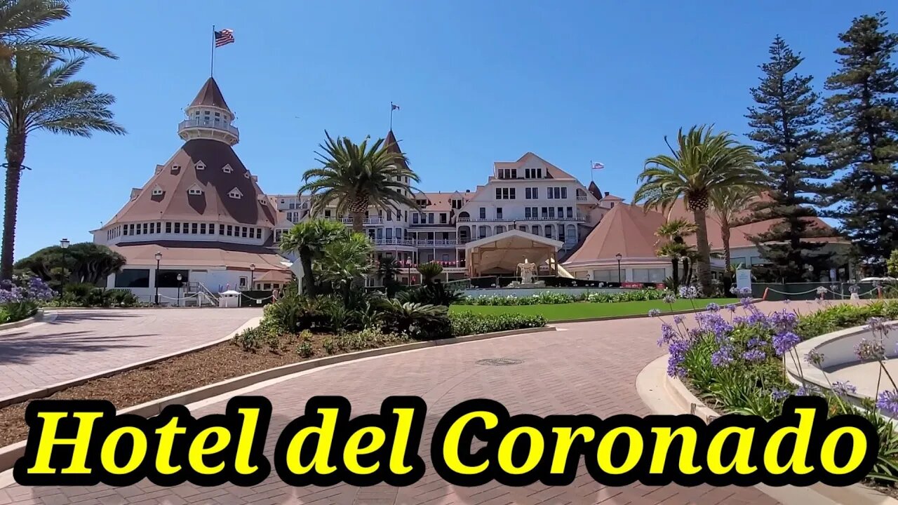 San Diego California-Hotel Del Coronado-Beach,Glorietta Bay Marina, walking tour Coronado, June 2021