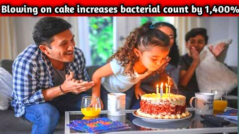 Did you know that spraying a cake increases the number of bacteria on the cake by 1,400%