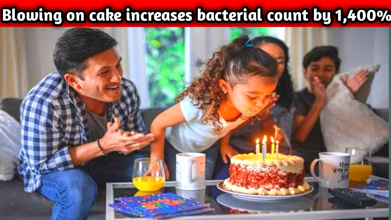 Did you know that spraying a cake increases the number of bacteria on the cake by 1,400%