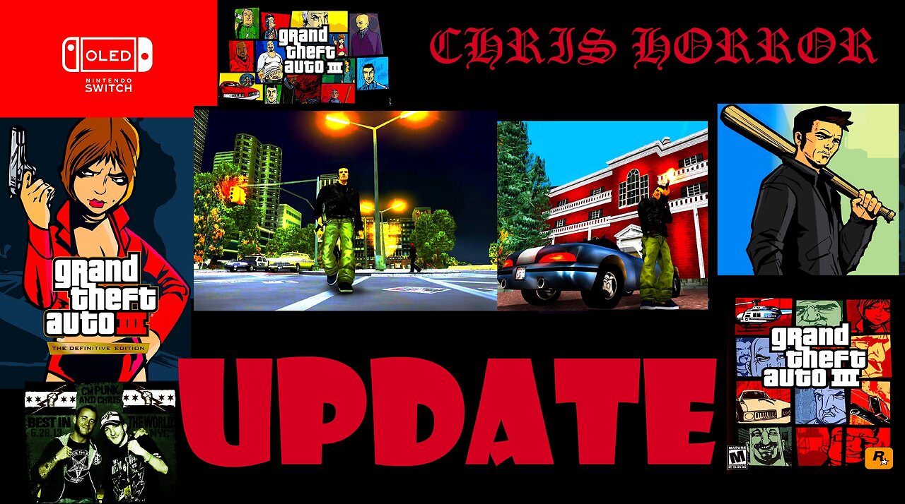 Grand Theft Auto 3 : UPDATE 🏔 🔃 (Nintendo Switch OLED🎮)