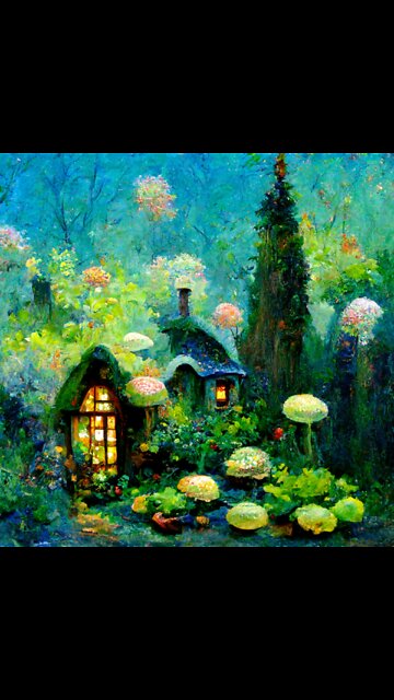 Midjourney AI Art - Fairy Gardens #Short