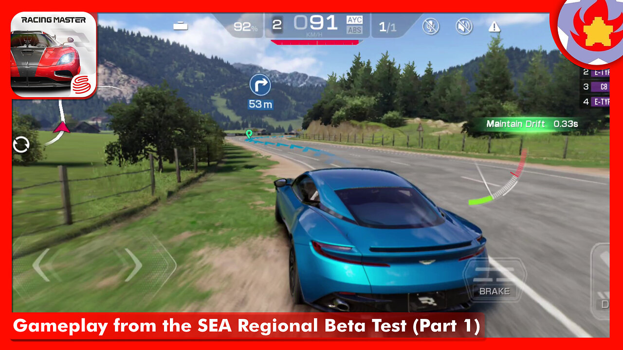 Gameplay from the SEA Regional Beta Test (Part 1) | Racing Master