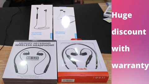 Neckband headphones price in Bangladesh huge discount with warranty - Remax, Lenovo, Havit headphone