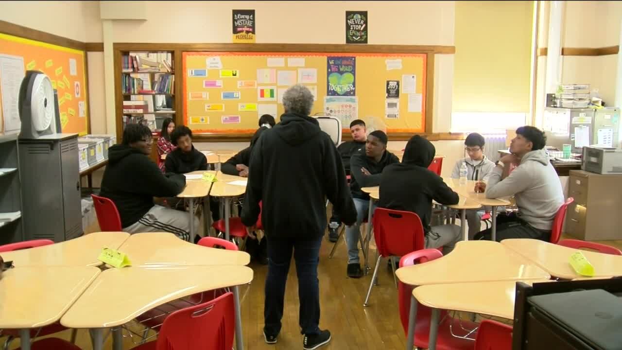 High School classroom talks about reckless driving and potential solutions