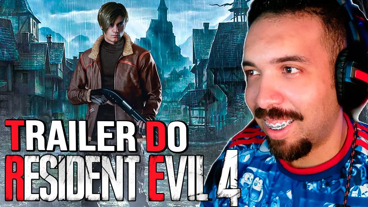 REACT + ANALISE DO TRAILER DO RESIDENT EVIL 4 REMAKE