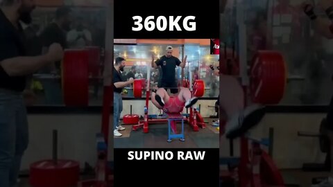 ZAMANI 360KG BENCH PRESS - ROAD TO 363KG/800LBS #Shorts