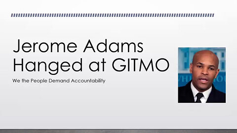 Execution of Jerome Adams at GITMO