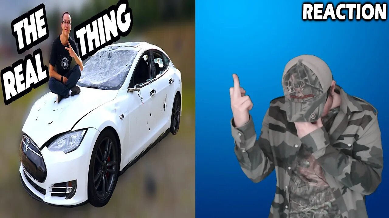 Bored Smashing - Actual Tesla Model S (Plainrock124) REACTION!!! (BBT)