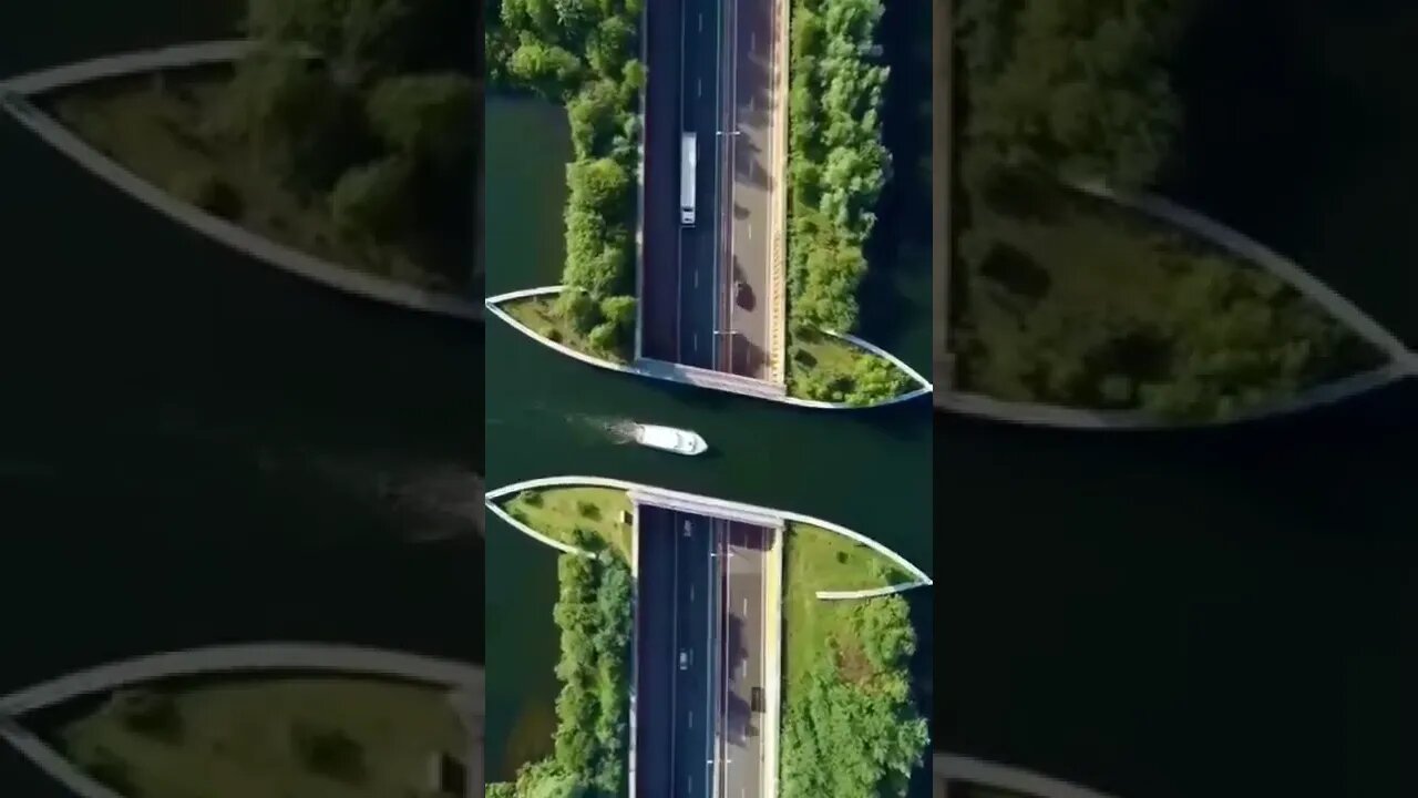 Netherland's unique water bridge