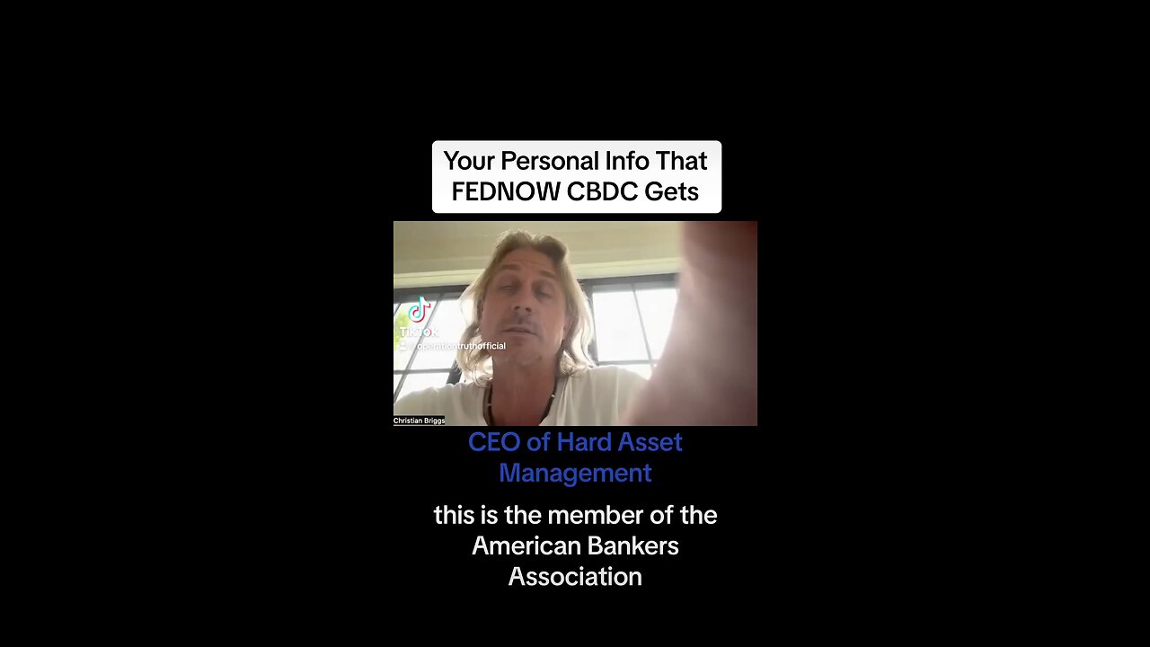 Your Personal Info the FEDNOW CBDC Gets