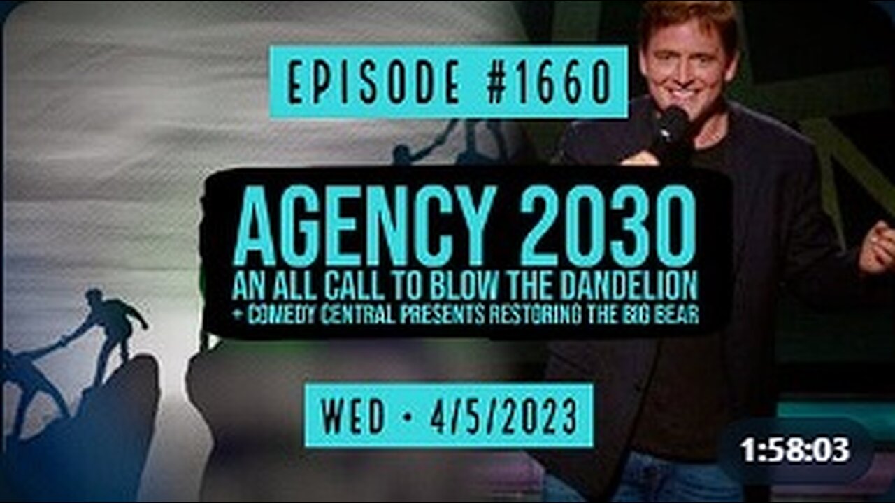 Owen Benjamin | #1660 Agency 2030 Racism Saves Lives & An All Call To Blow The Dandelion