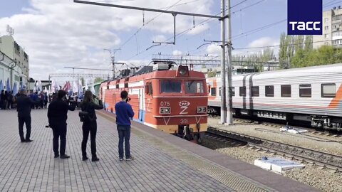 Two trains of humanitarian aid for the residents of Donbass left the Saratov region