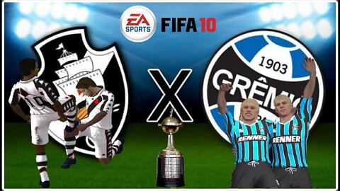 Vasco x Grêmio - PATCH LENDAS: Libertadores Anos 90 (FIFA 10)