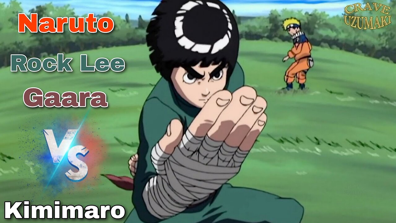 Naruto, Rock Lee, Gaara vs Kimimaro | Full Fight (English Dub)