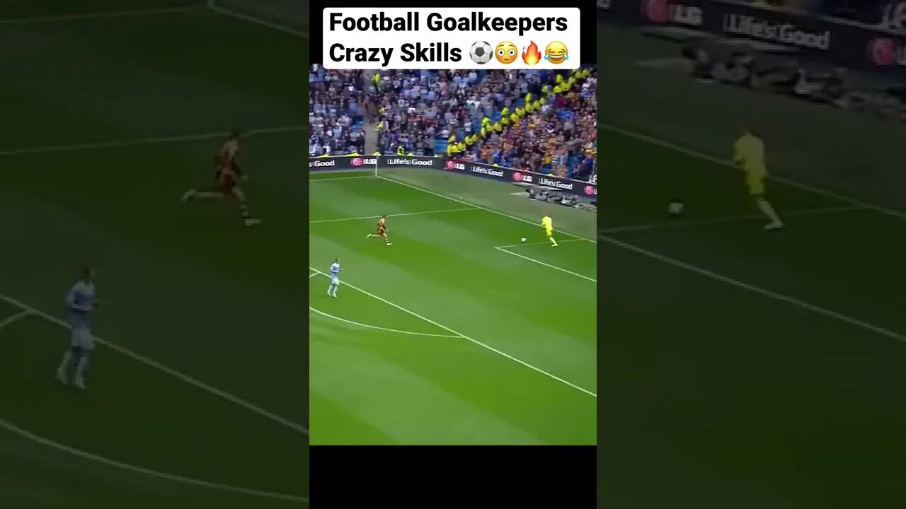 Football Goalkeepers Crazy Skills ⚽️😳🔥😂#shorts