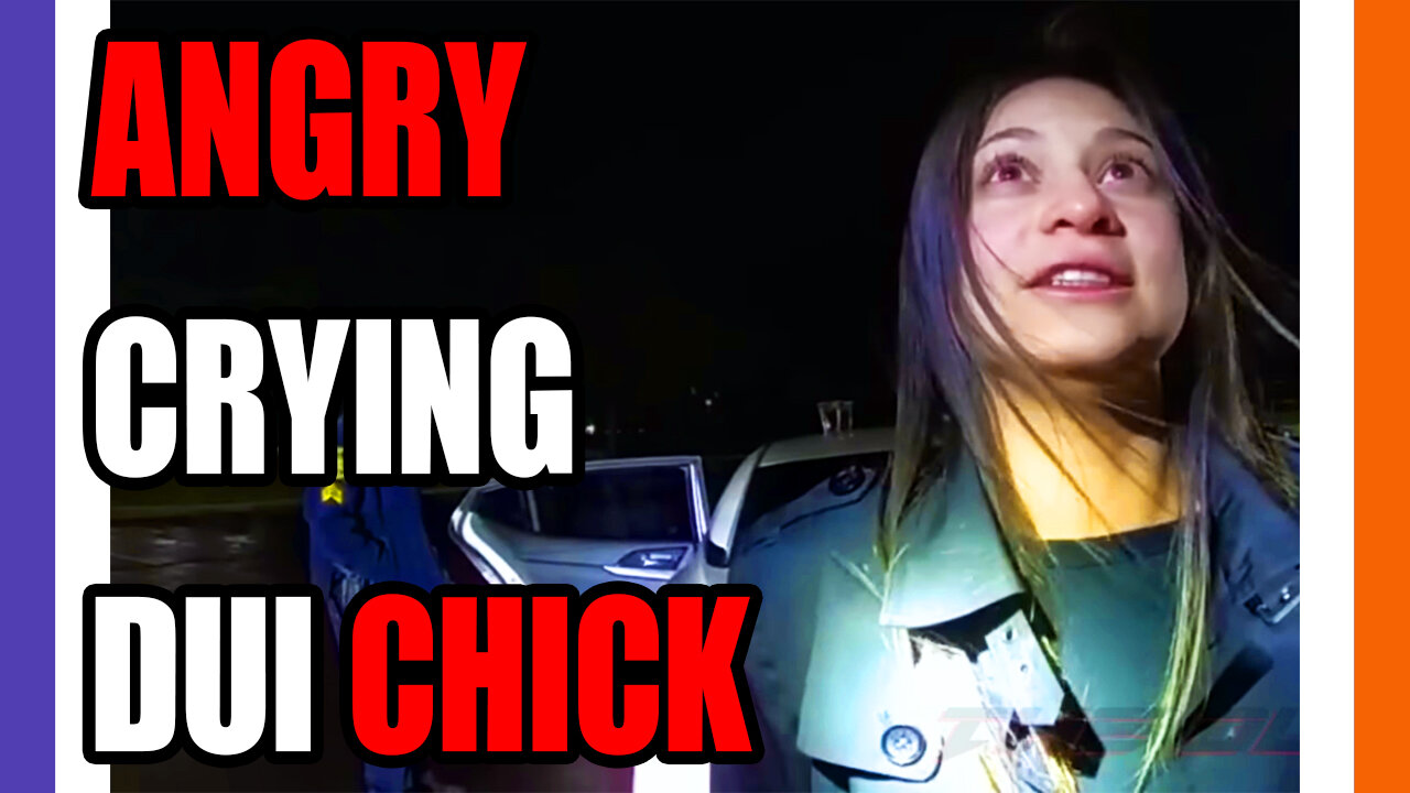 Angry Crying Chick Gets DUI Checked