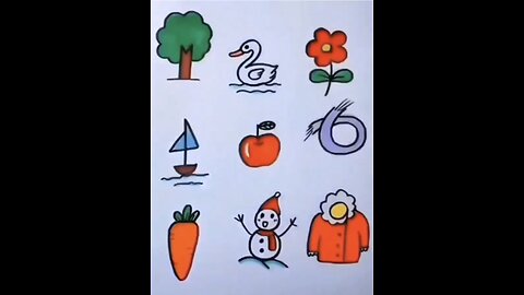 Beautiful #colorful #drawing for #kids #adults. Can teach at #home #kindergarten #school.