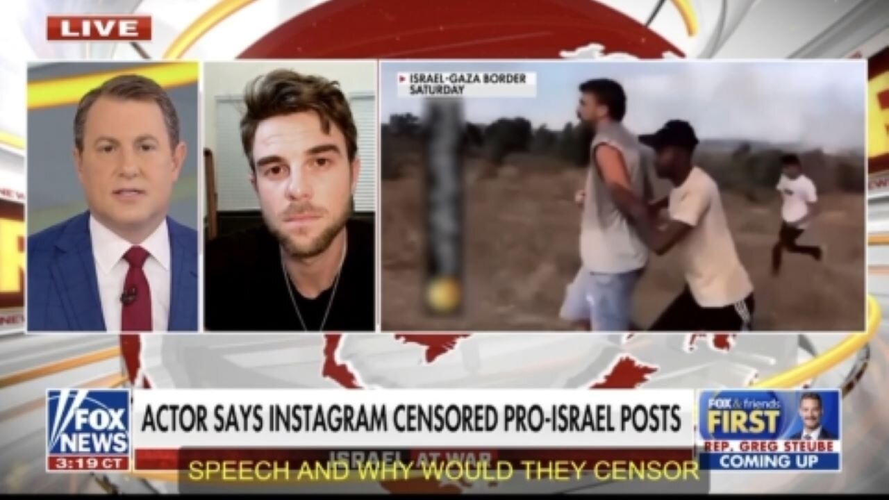 Actor Says TikTok, Instagram Censored Him For Posts On Hamas Atrocities