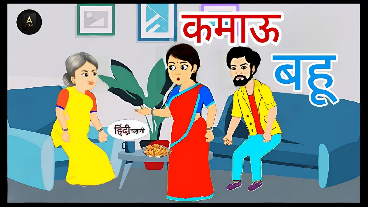 कमाऊ बहू Hindi Kahaniya | Bedtime Moral Stories | Hindi Fairy Tales | Apna Cartoon | New Story