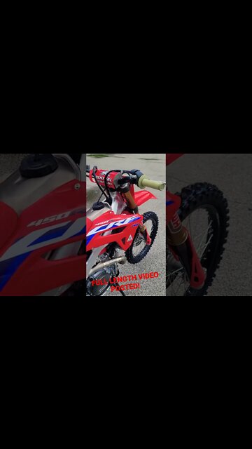 2022 Honda CRF450RWE WORKS EDITION #Shorts