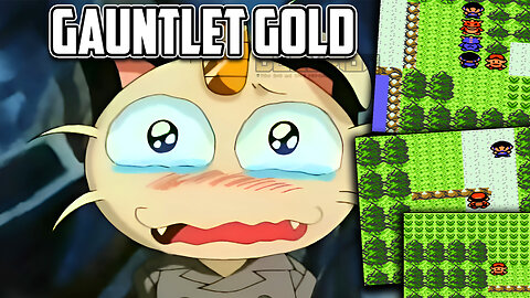 Pokemon Gauntlet Gold - GBC ROM Hack, difficulty mode, limited access to healing items