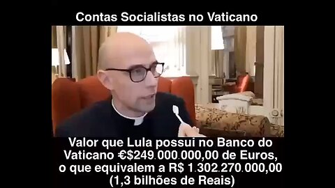 Lula tem conta no Vaticano, e você? Não? Fazoele