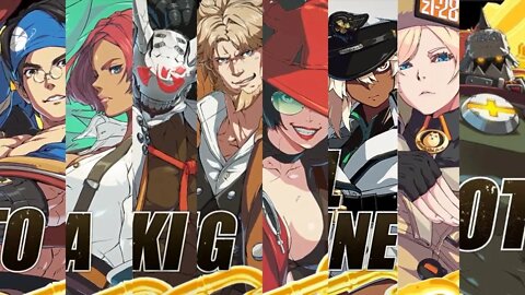 Guilty Gear Strive All 15 Initial Characters Revealed And Gameplay Trailers COMPLETE!!