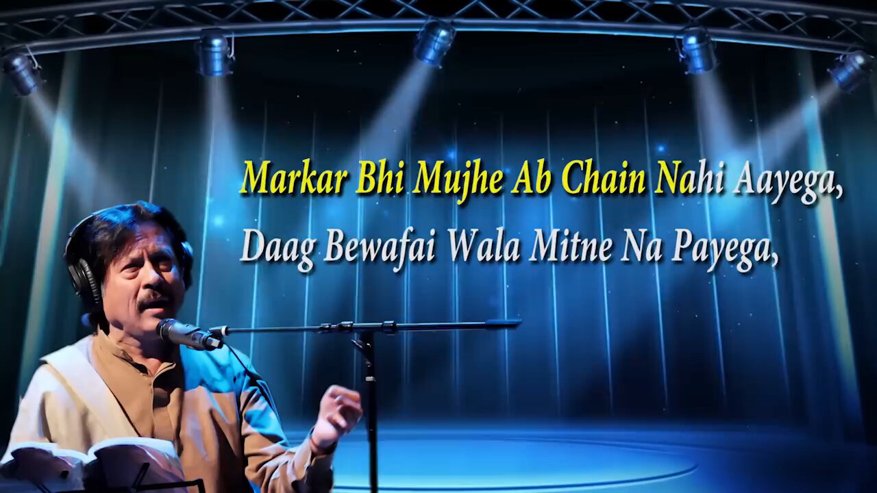 Mujhko Ye Teri Bewafai Maar Dalegi by Attaullah Khan with Lyrics _ Popular Sad Song(720P_HD)