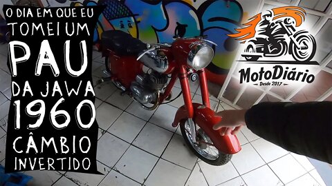 Moto com Câmbio Invertido: O dia que eu tomei um PAU de uma JAWA 1960 250cc