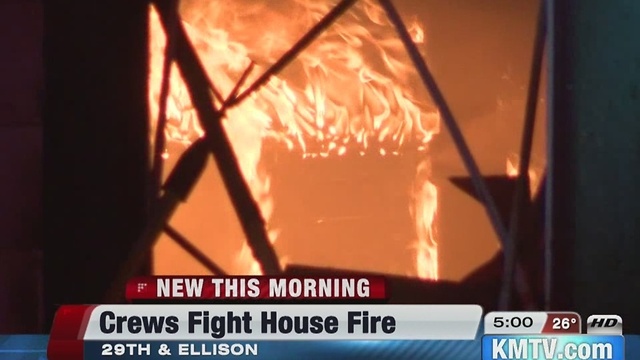 Vacant home burns overnight