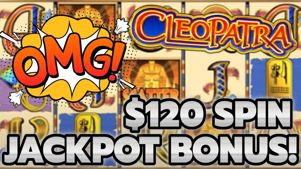 MY GUT TOLD ME TO MAX BET THIS SLOT MACHINE!! 😀 $120 SPIN WINS MASSIVE JACKPOT!