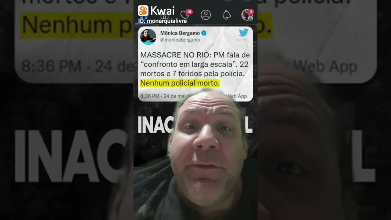 Viva a polícia !!!Jornalista Monica Bergamo não gostou da ação da polícia no Rio de Janeiro