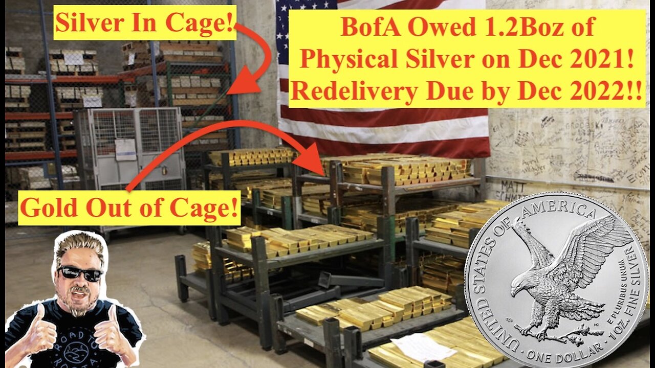 SILVER ALERT! BofA Prepares for Final 393M oz Silver Lease RETURN by December 31, 2022! (Bix Weir)