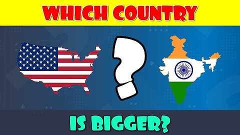 Guess the Bigger Country by Area Quiz