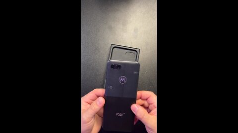 MOTO RAZR+ UNBOXING BLACK