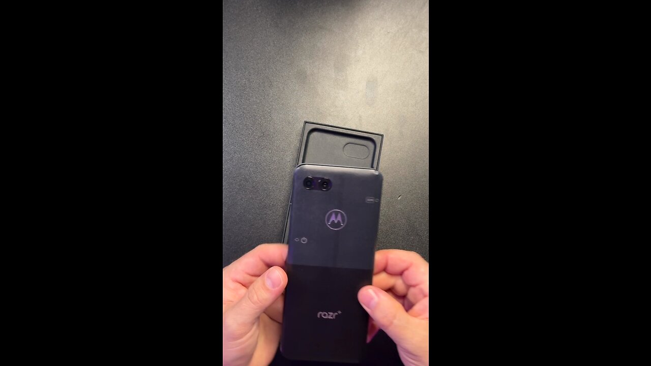 MOTO RAZR+ UNBOXING BLACK