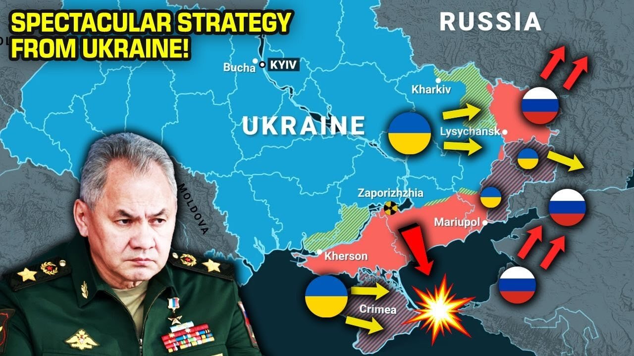 Ukraine War Map Update: Russian Railway Supply Line Destroyed During Ammunition Shipment!