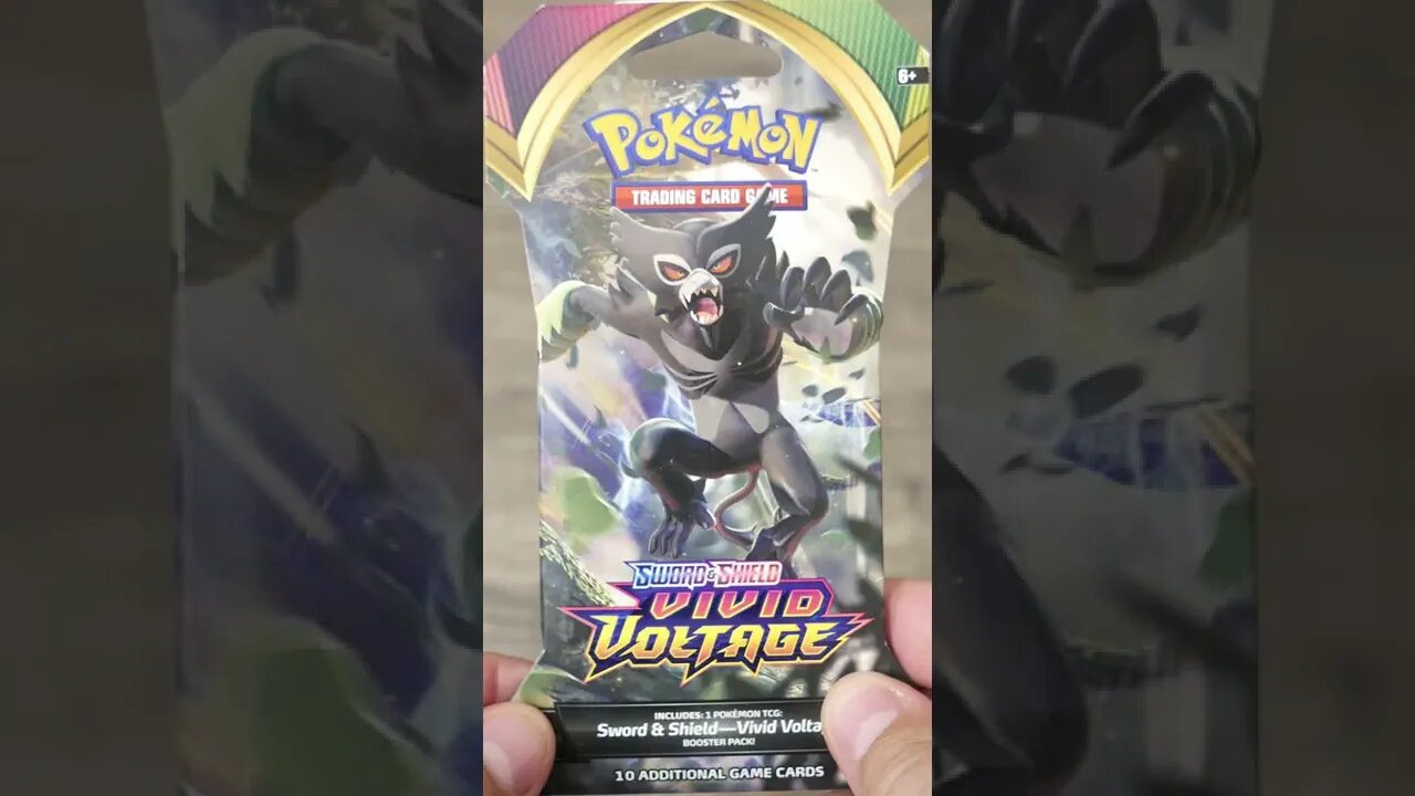 #SHORTS Unboxing a Random Pack of Pokemon Cards 105