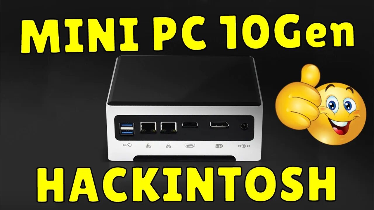 MINI PC 10Gen i9-10885H DO ALIEXPRESS como HACKINTOSH (HACKMINI)!!! CONFERE COMO FICOU!!!