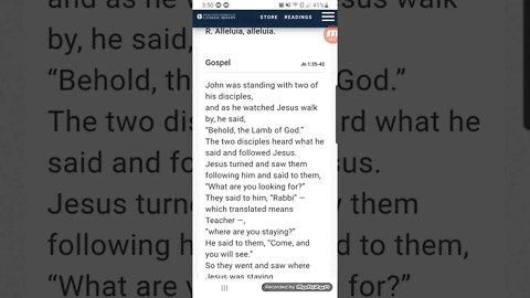 Jesus is our Savior/ Bible reading Jan 17/2021