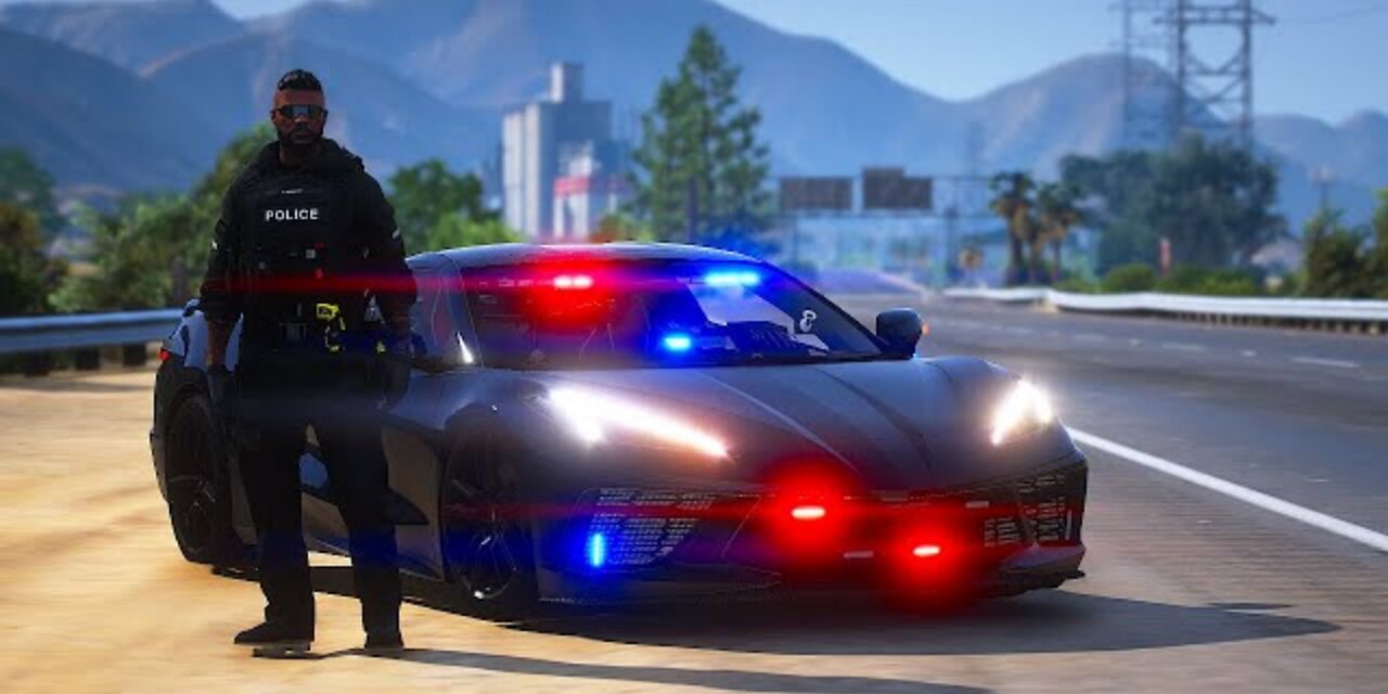 Police C8 Catches Speeders in Diverse Roleplay (DVRP) - gta5