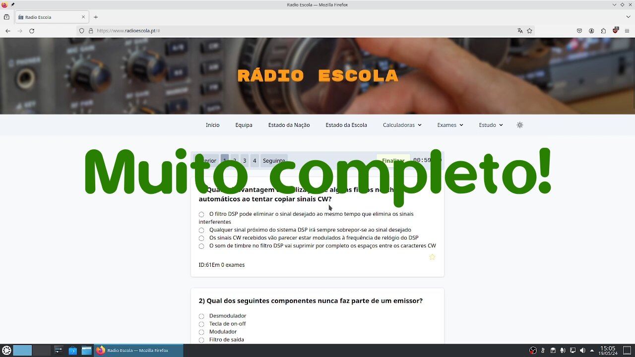 Explorando o site da Rádio Escola