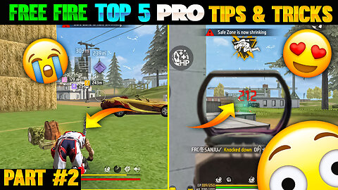 Top 5 Tips And Tricks In Free Fire BR Rank|Free Fire BR Rank Tips And Tricks 2023|Part 2|Bot Sanju