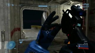Amythyst Raven nightmare on "BLACK OUT" . Halo 3 PvP