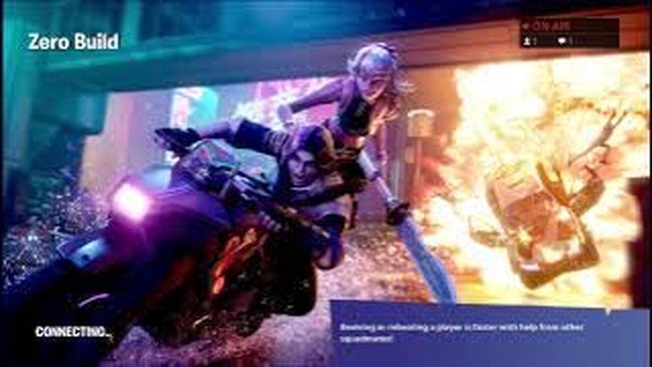 Fortnite zero build just getting kills trying too get 1st.