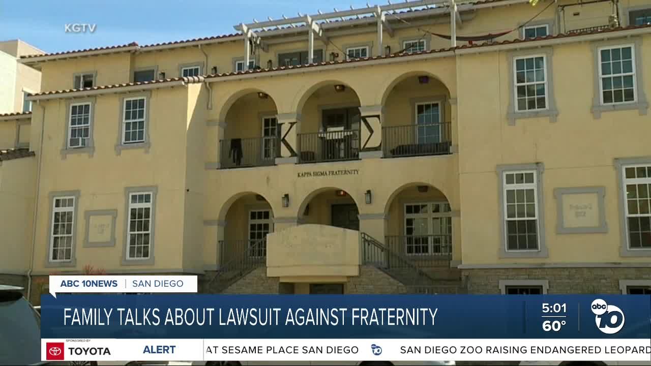 Brennan family speaks out about lawsuit vs. San Diego State fraternity